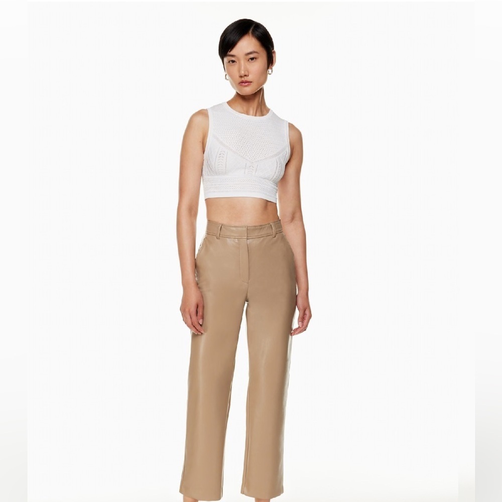 Babaton Tan Cropped Women's Pants - Picture 5 of 9